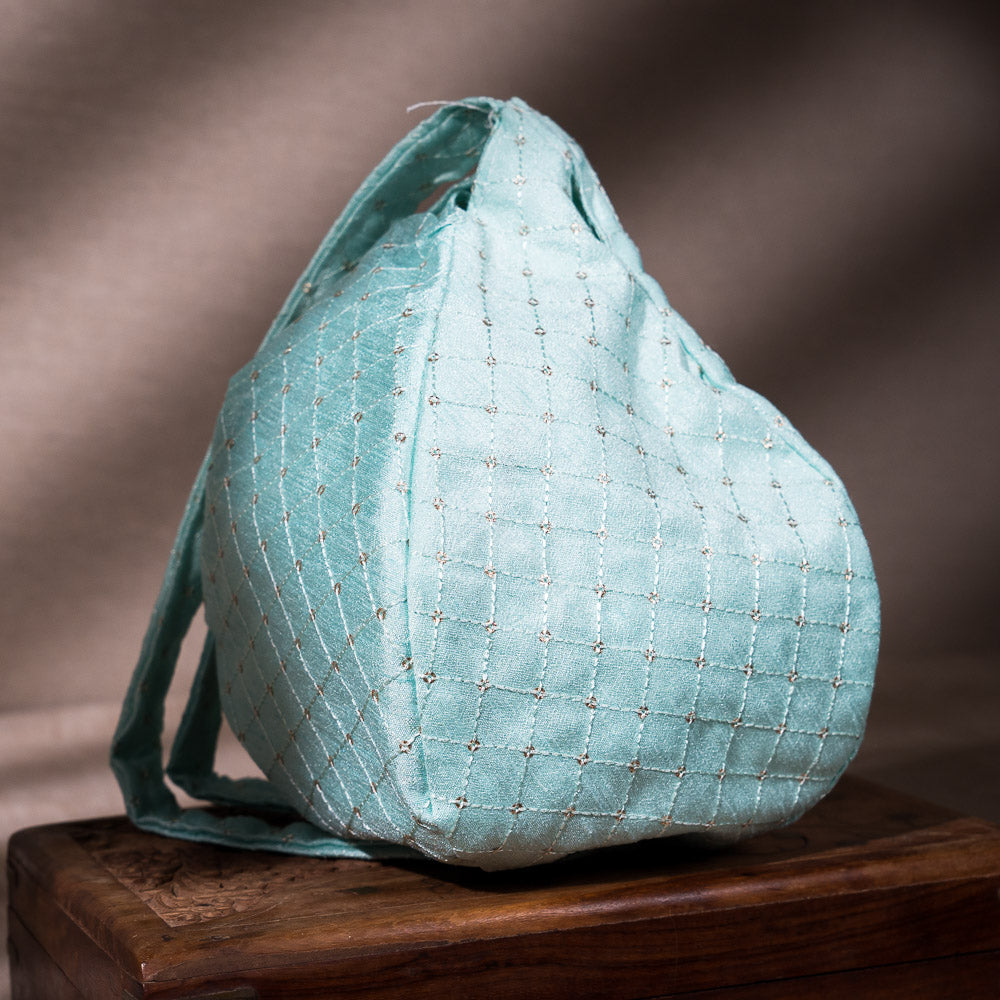 Lady's Beadbag Blue Color