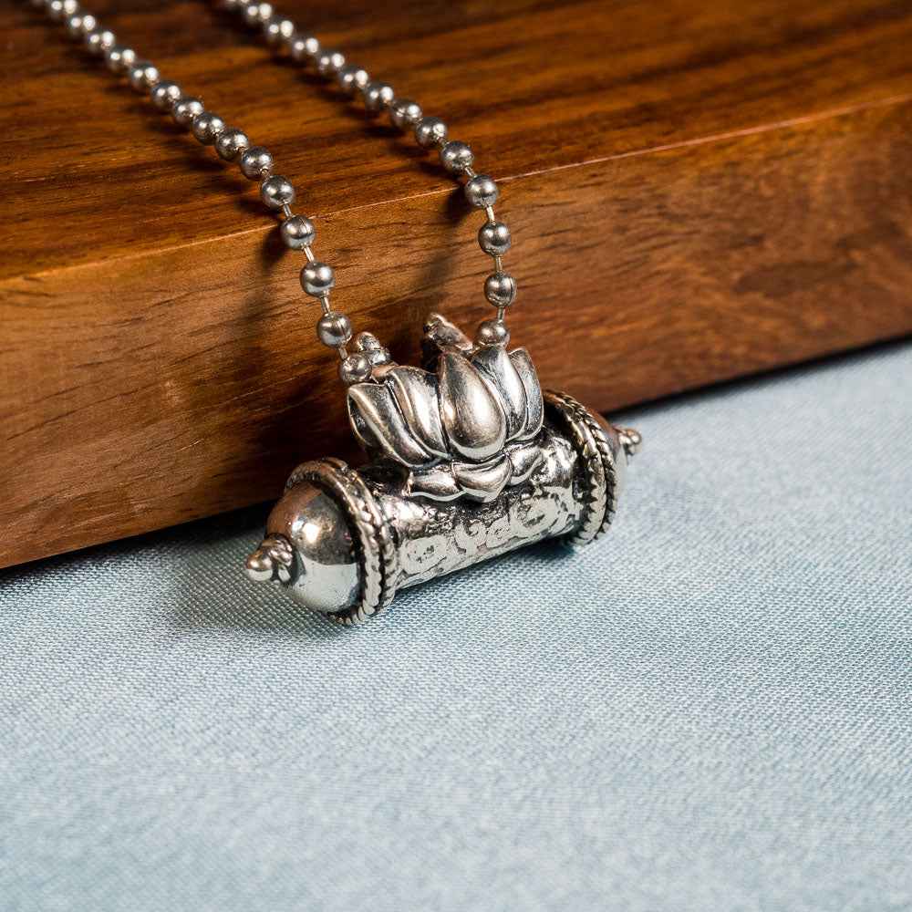 Sterling Silver 92.5 Lotus Kavacha – Offered to Lord Narasimha