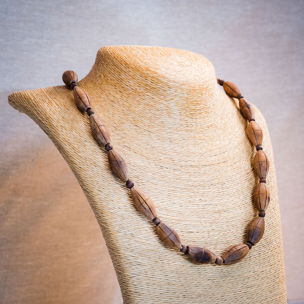 Tulsi Rustic Carving #76