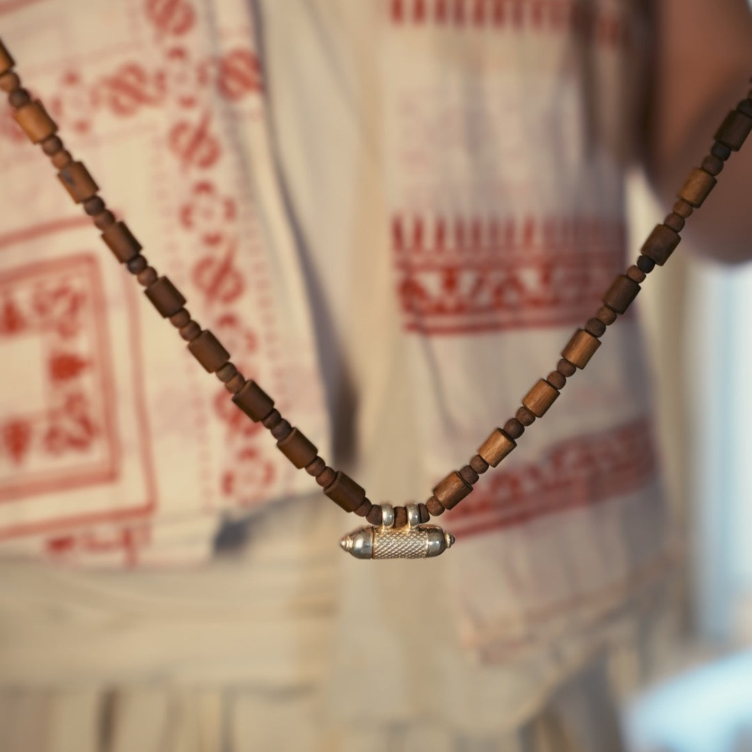 Tulsi Mala with small Narasimha Kavacha offered in Mayapur #53