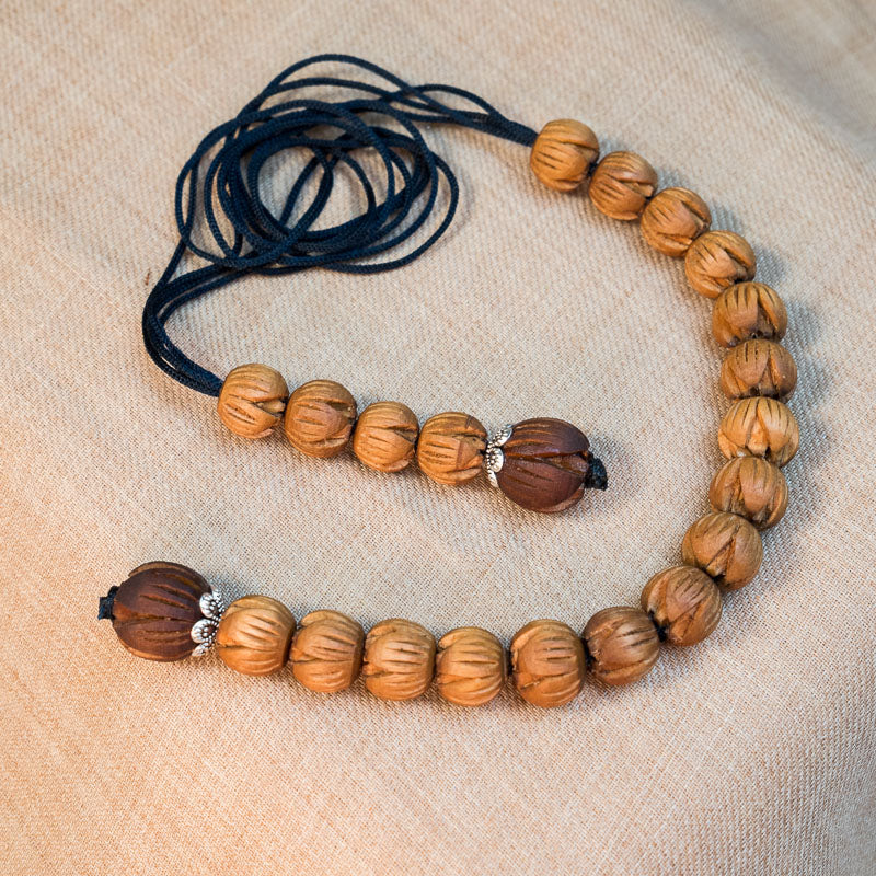 Tulsi Counter beads Carved #32