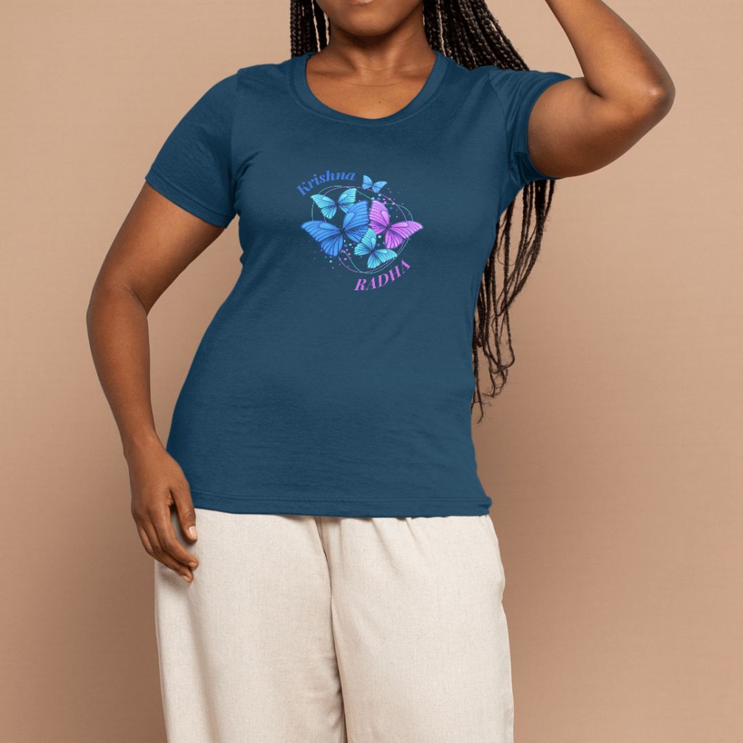 Woman T-Shirt Radha Krishna