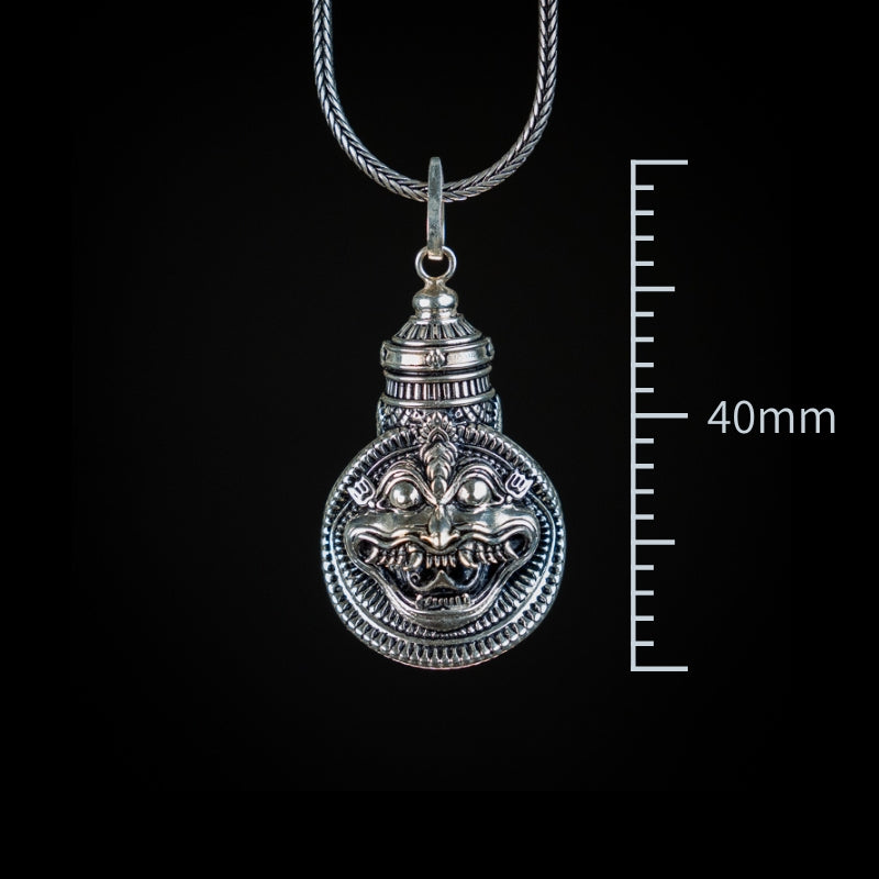 Yogananda Mukha Narasimha 92.5 Silver Pendant