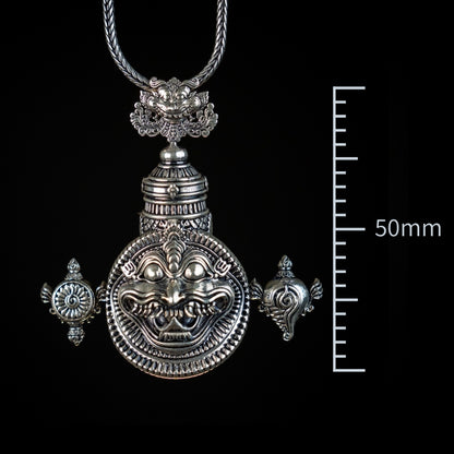 Yogananda Narasimha 92.5 Silver Pendant