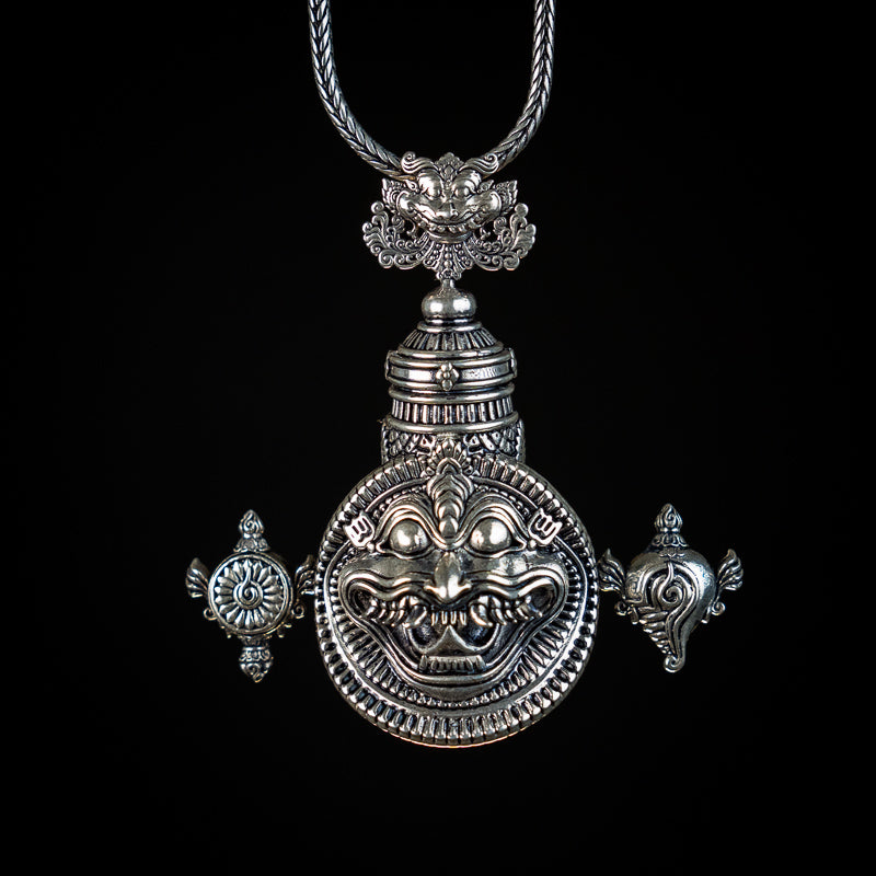 Yogananda Narasimha 92.5 Silver Pendant