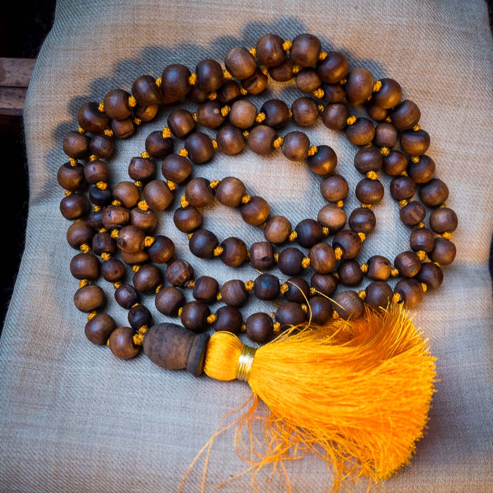 Nityananda Orange Japa Mala #05