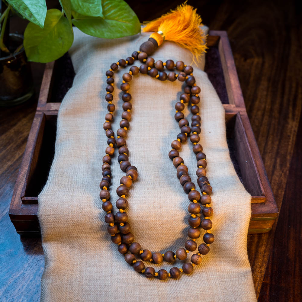 Nityananda Orange Japa Mala #05