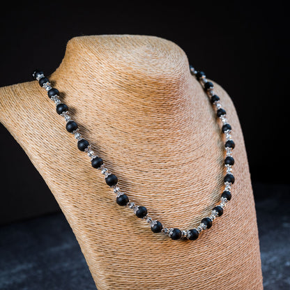 Tulsi Kunti Mala Black 1xLoop #64