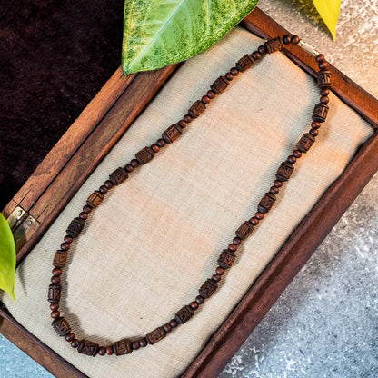 Tulsi Kunti Mala Radha Carving 1xloop #73