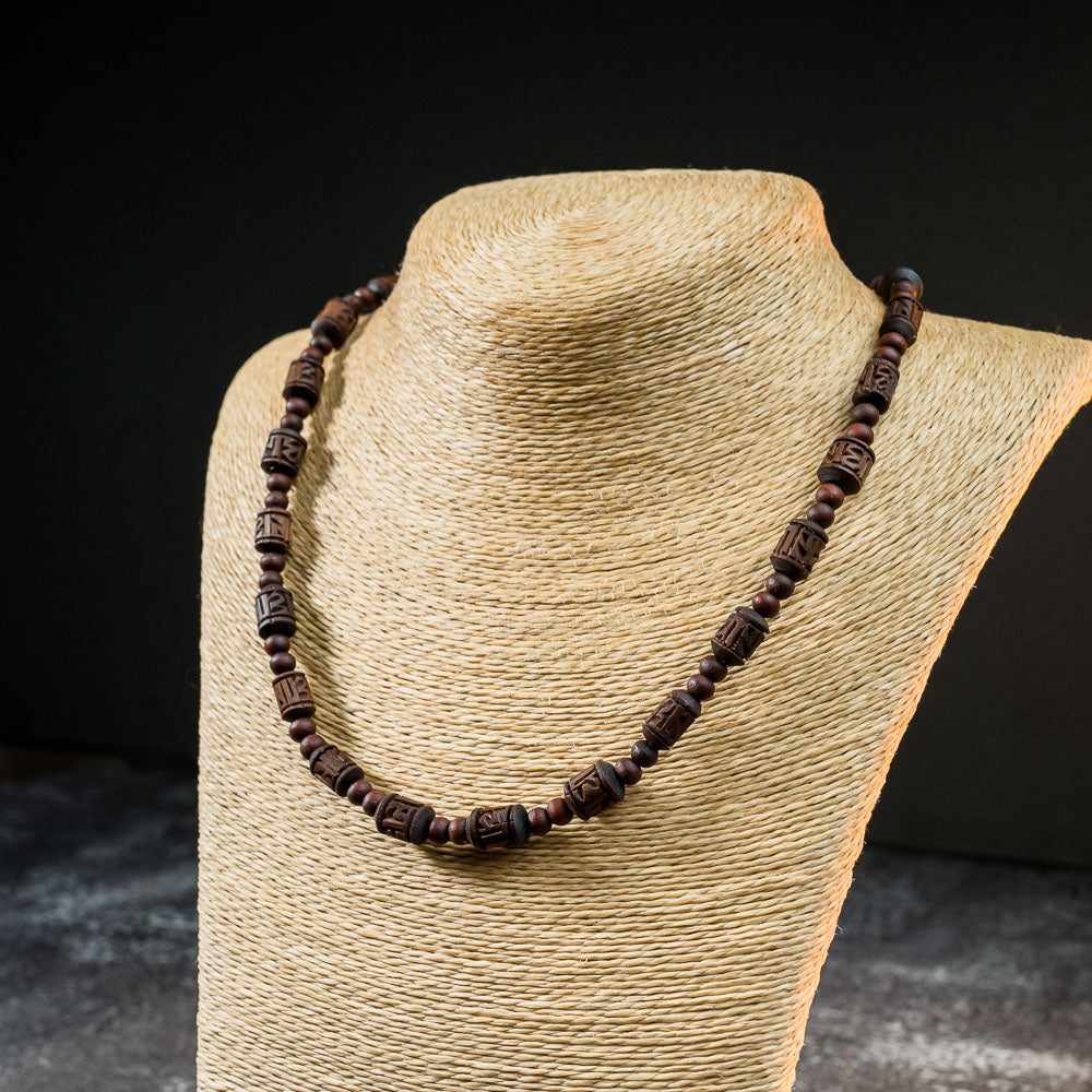 Tulsi Kunti Mala Radha Carving 1xloop #73