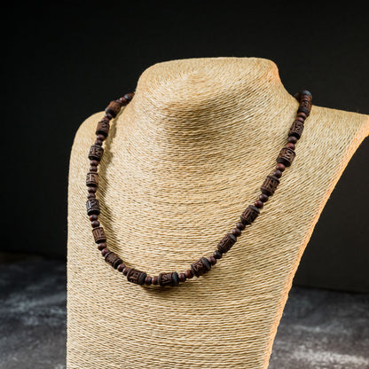 Tulsi Kunti Mala Radha Carving 1xloop #73