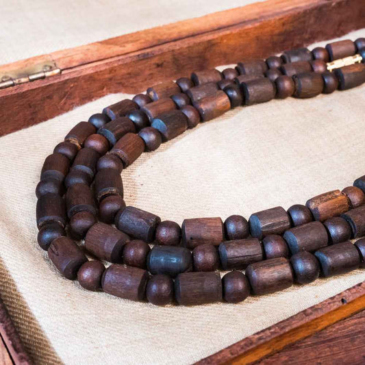 Tulsi Kunti Mala with Big Beads #86