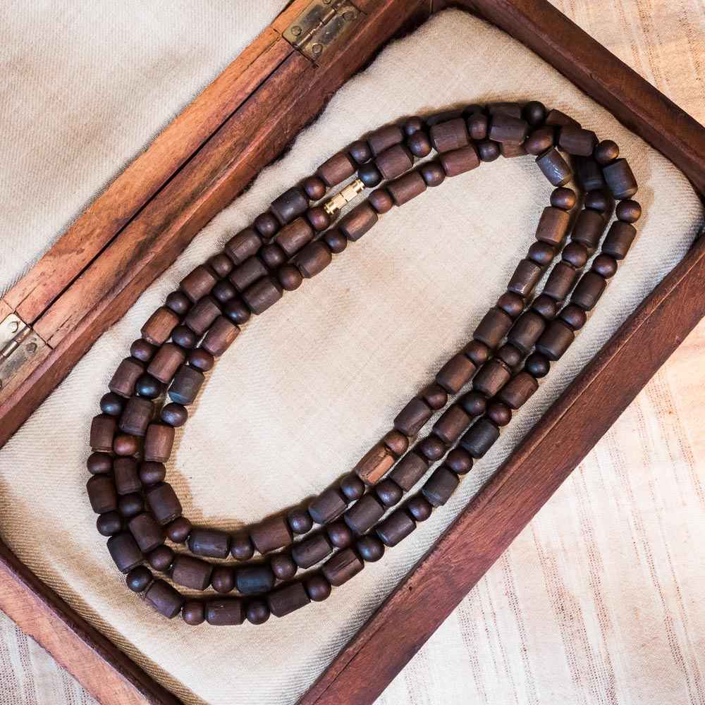 Tulsi Kunti Mala with Big Beads #86