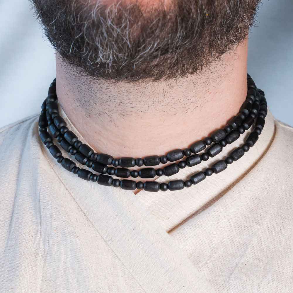 Tulsi Kunti Mala Smooth Black#88