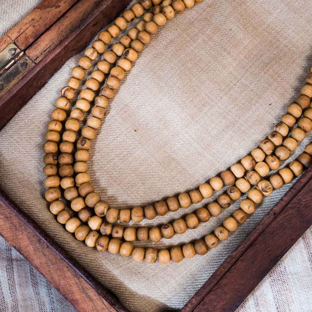 Tulsi Kunti Mala Golden #90