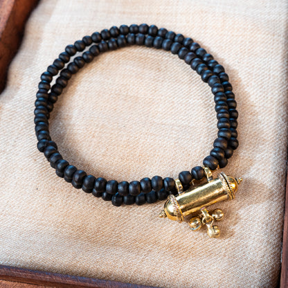 Kavacha with Black Tulsi Kunti Mala Panchaloha Pendant #96 / #97
