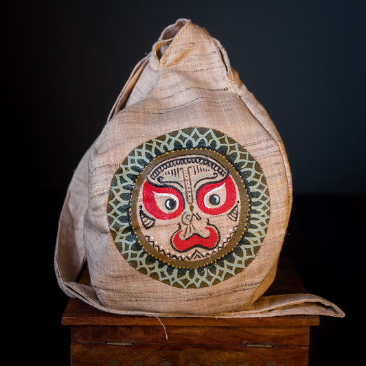Handpainted Beadbag - Baladeva Silk