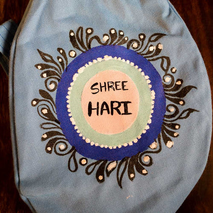 Handpainted Beadbag - Shree HARI