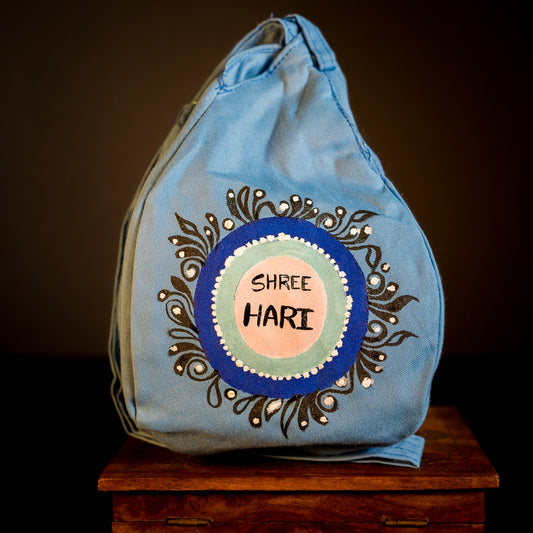 Handpainted Beadbag - Shree HARI