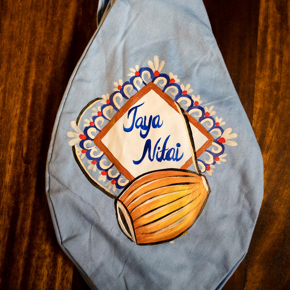 Handpainted Beadbag - Jai Nitai