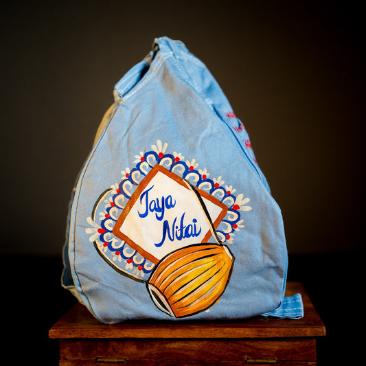 Handpainted Beadbag - Jai Nitai