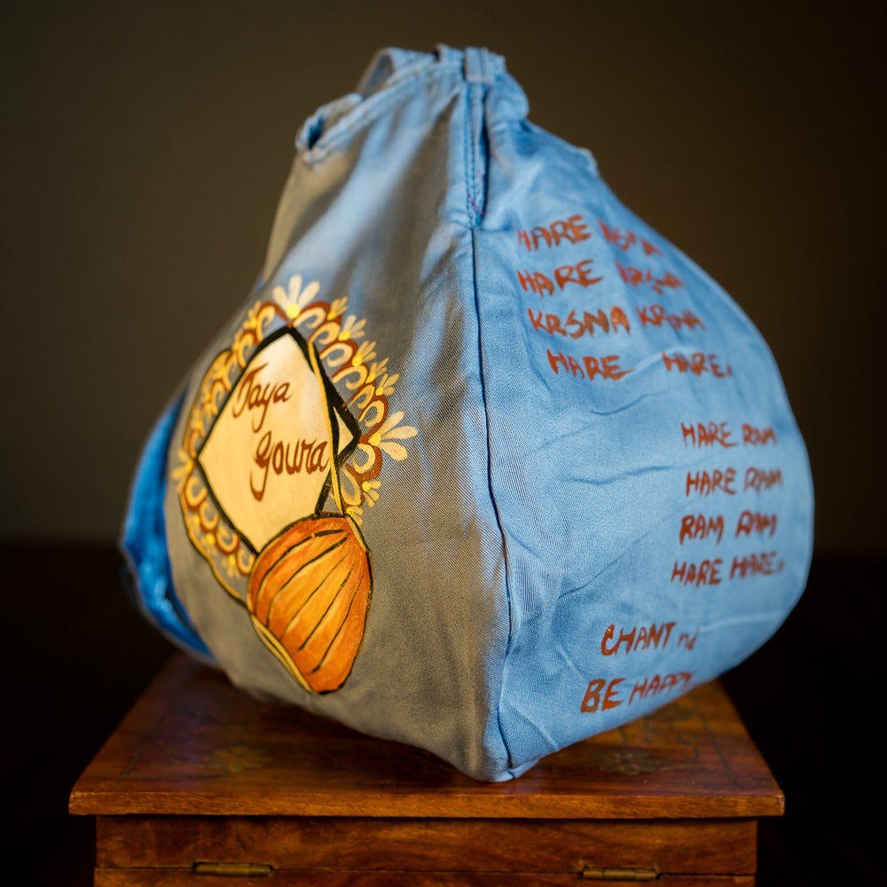 Handpainted Beadbag - Jaya Gaura