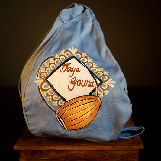 Handpainted Beadbag - Jaya Gaura