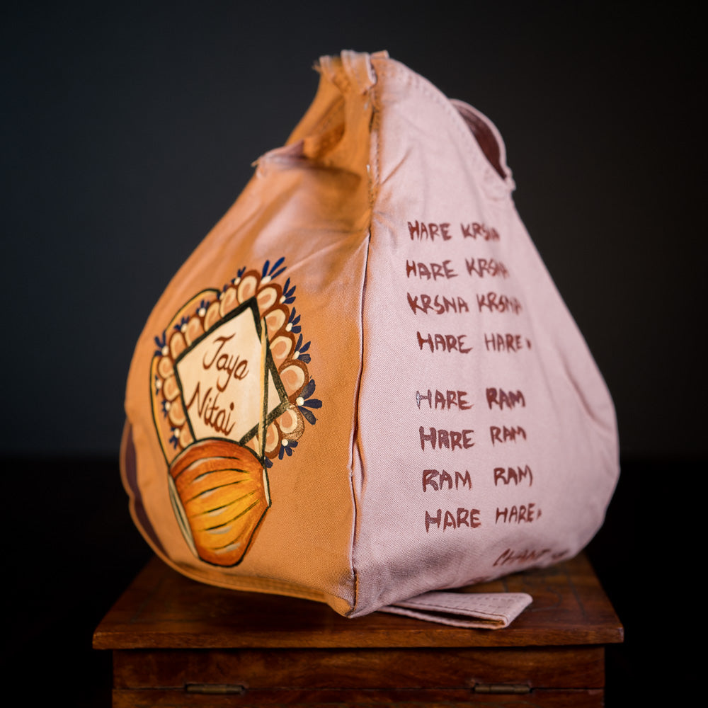 Handpainted Beadbag - Jaya Nitai