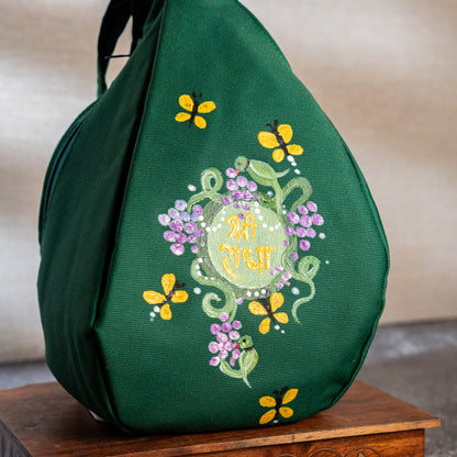 Hand-Painted Japa Mala Beadbag - Radha Krishna