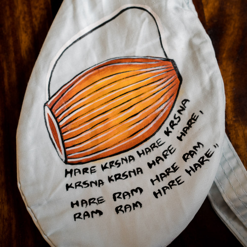 Handpainted Beadbag - Mridanga