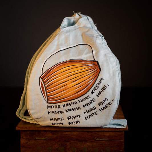Handpainted Beadbag - Mridanga