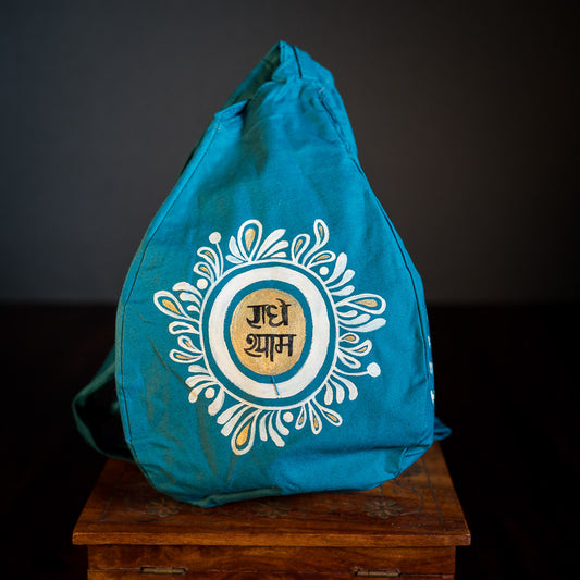Handpainted Beadbag - Radhe Syham