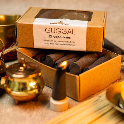 Guggal Incense Dhoop Cones