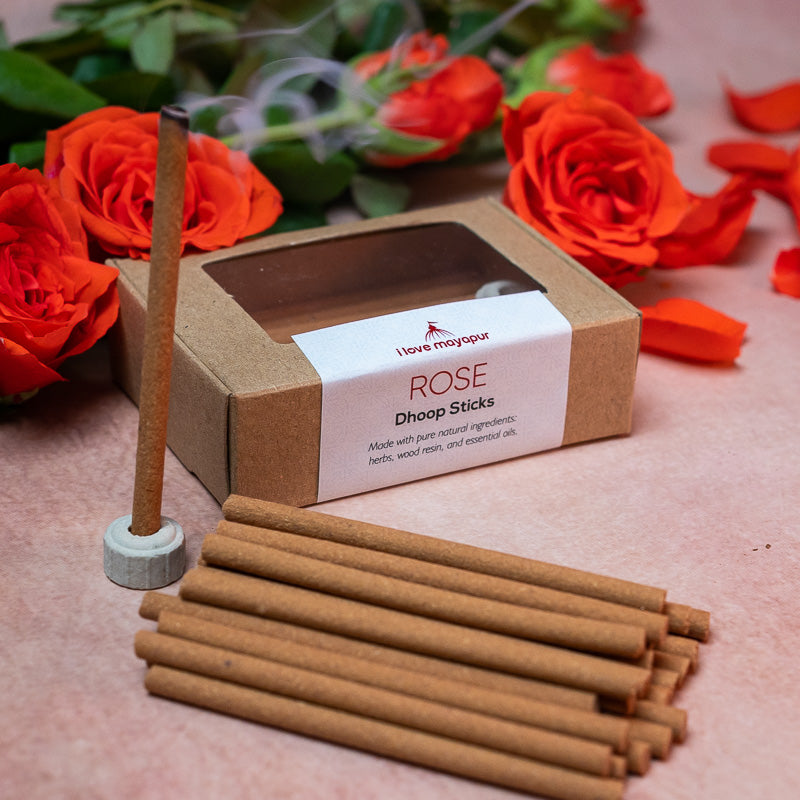 Rose Bambooless Incense Dhoop Stick