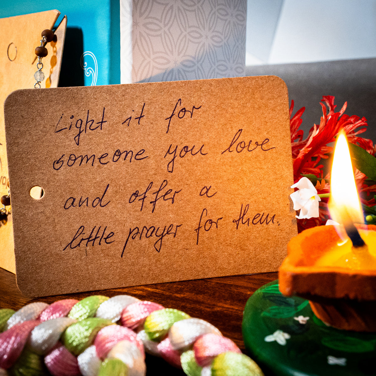 Diwali Gift Box from Mayapur: Sacred Scents & Tulsi Mala