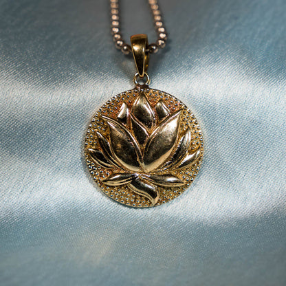 Blooming Lotus Medallion - Panchaloha