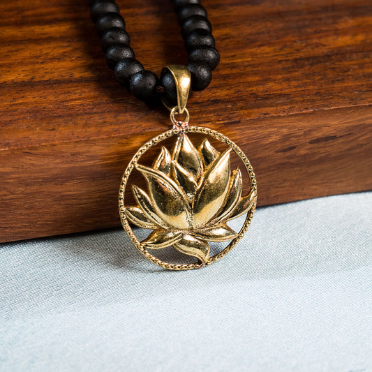Blooming Lotus Medallion - Panchaloha