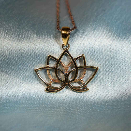 Lotus Pendant - Panchaloha