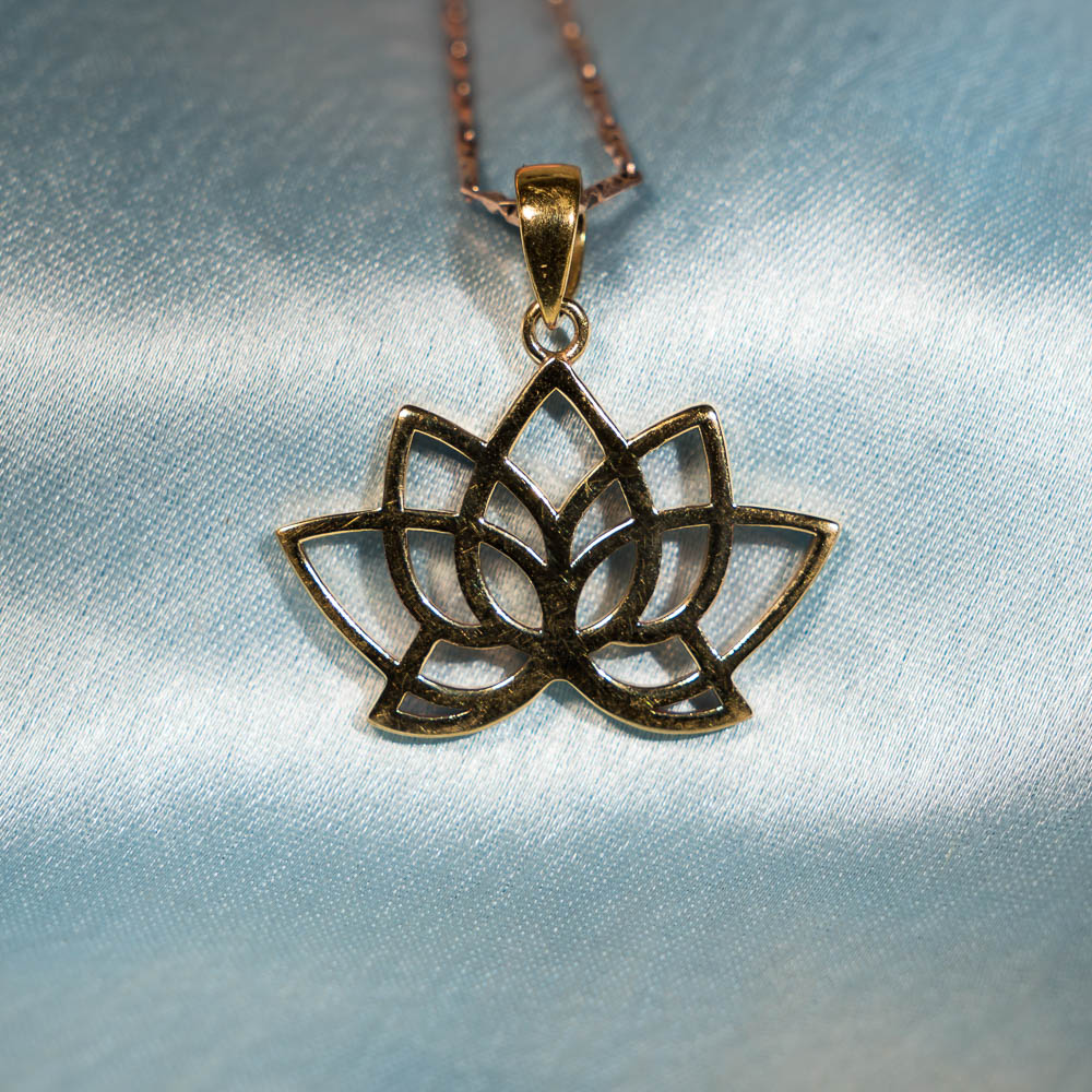 Lotus Pendant - Panchaloha
