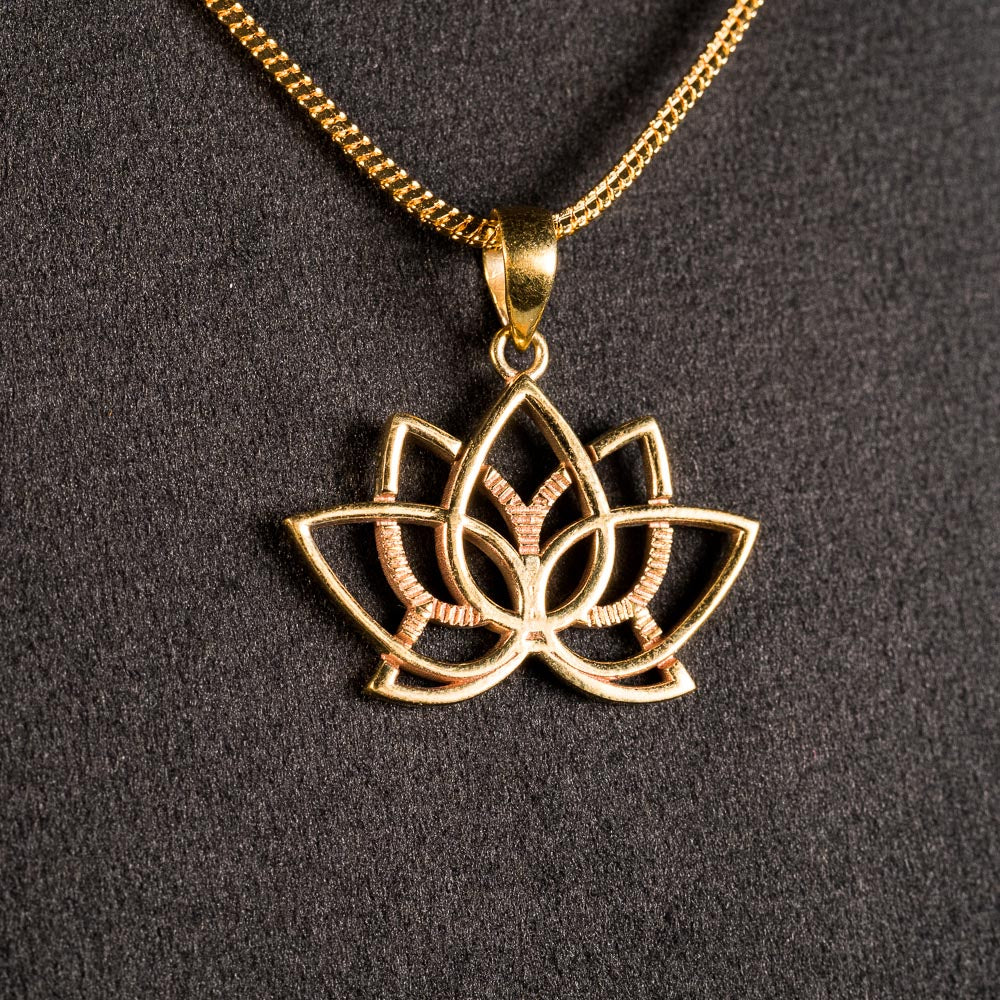 Lotus Pendant - Panchaloha