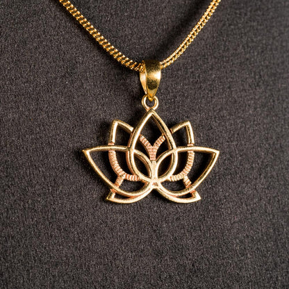 Lotus Pendant - Panchaloha