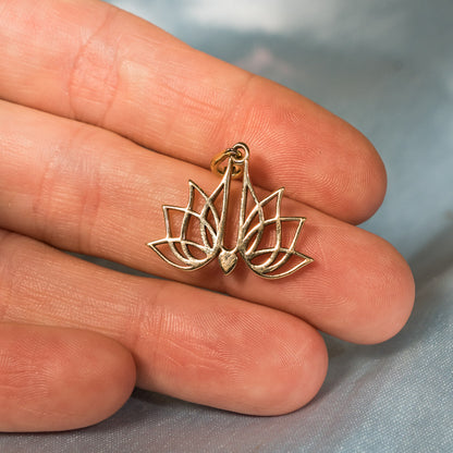Opening Lotus Pendant - Panchaloha
