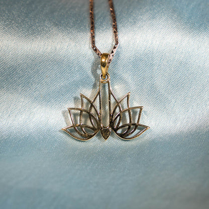 Opening Lotus Pendant - Panchaloha