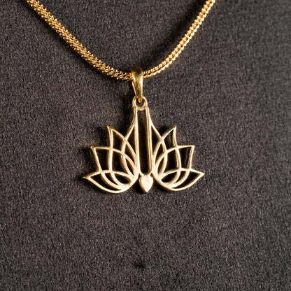 Opening Lotus Pendant - Panchaloha