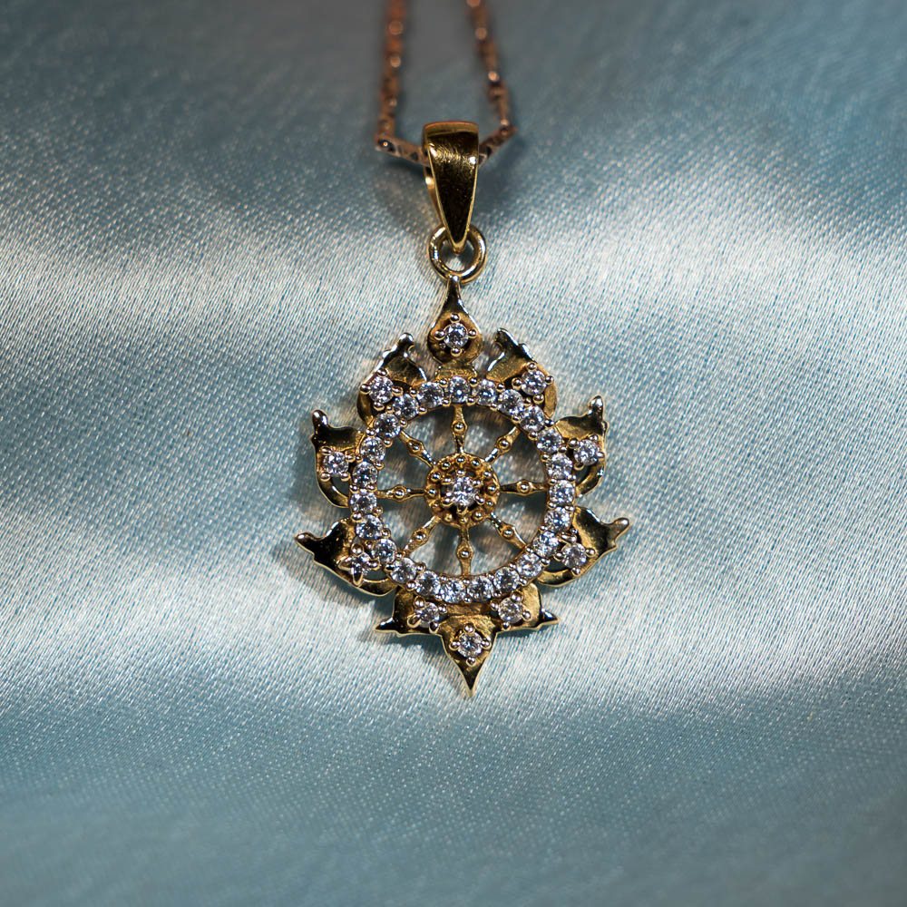 Radiant Sudarshan Chakra Pendant - Panchaloha