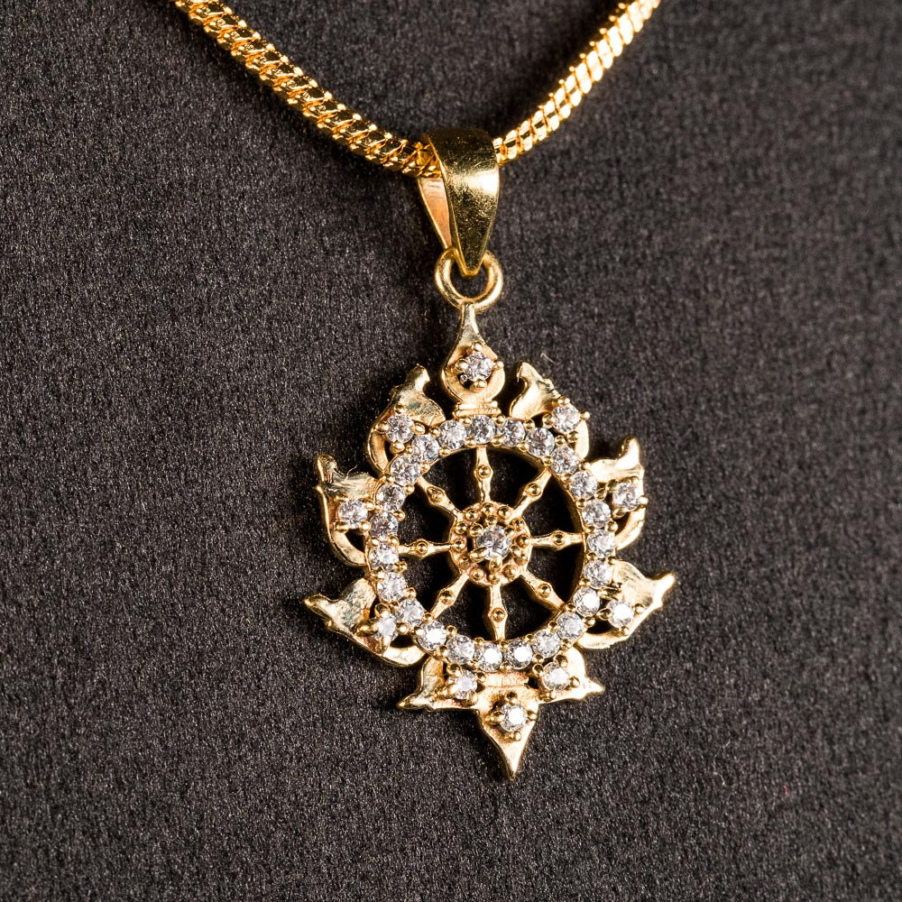 Radiant Sudarshan Chakra Pendant - Panchaloha