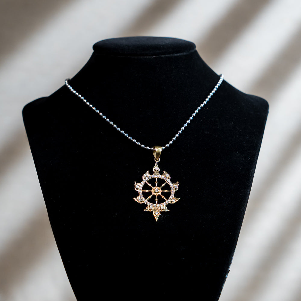 Radiant Sudarshan Chakra Pendant - Panchaloha