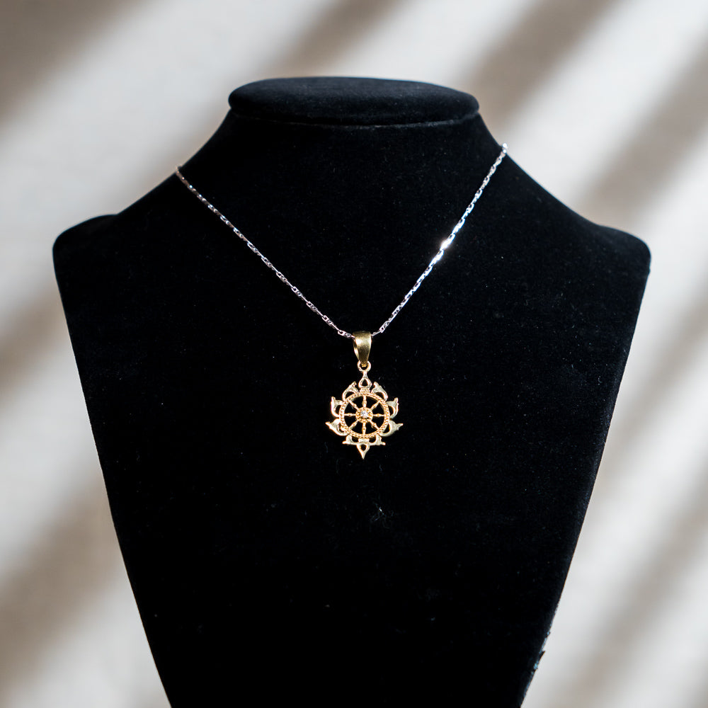 Classic Sudarshan Chakra Pendant - Panchaloha
