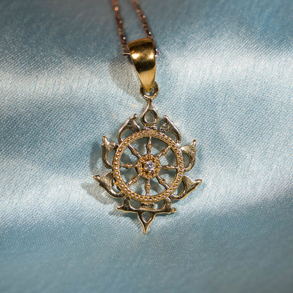 Classic Sudarshan Chakra Pendant - Panchaloha