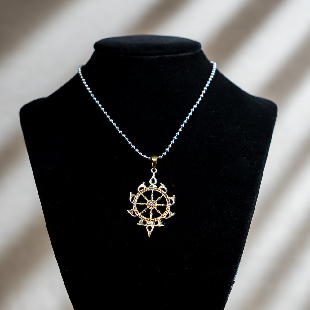 Classic Sudarshan Chakra Pendant - Panchaloha